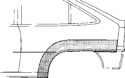 VAN WEZEL 3730145 -  Боковина